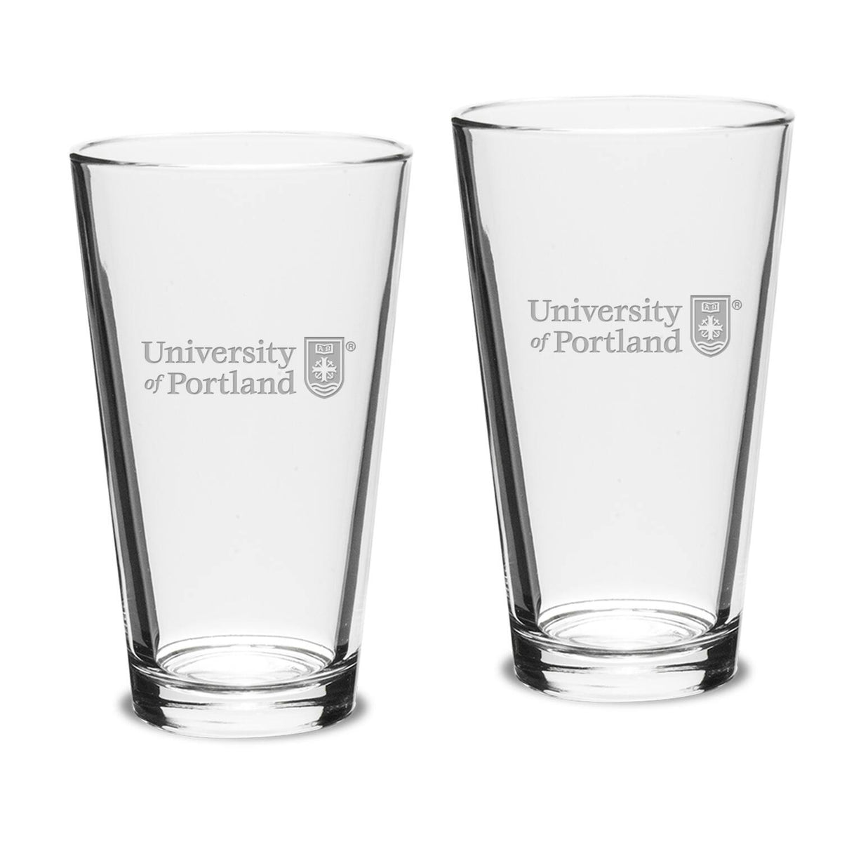 Jardine - Portland Pilots 16oz. 2-Piece Classic Pub Glass Set - Multicolor