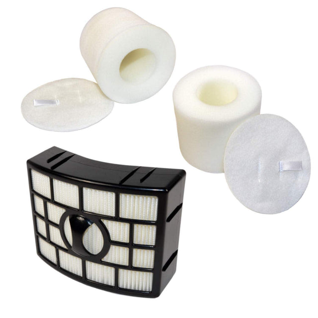 Front. HQRP - HQRP Vacuum Filter Kit for Shark APEX DuoClean AX950 AZ1000 NV830 Rotator NV650 NV750 series, Replaces XHF650 XFF650.