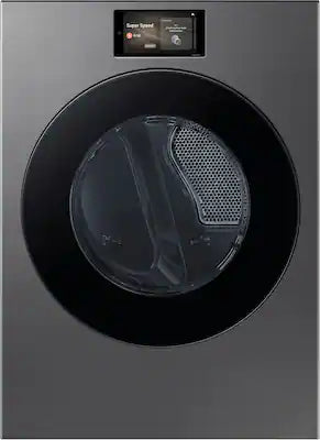 Samsung - 7.6 cu. ft. Bespoke AI Ultra Capacity Front Load Electric Dryer with AI Home and AI OptiDry+