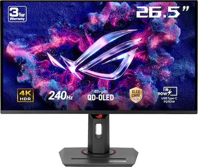 ASUS - ROG Strix 27" 4K OLED 240Hz 0.03ms Gaming Monitor with FreeSync Premium Pro and HDR (DisplayPort, HDMI)