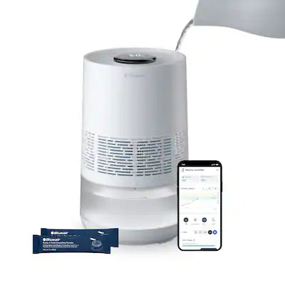 Blueair - Smart Evaporative Humidifier with Invisible Mist Technology, 3.5L Tank, 500 Sq. Ft. Coverage