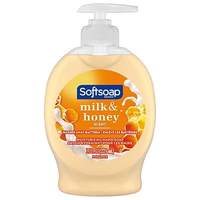 Softsoap - Liquid Hand Soap, Milk & Golden Honey Scent, 7.5 fl. oz - Yellow