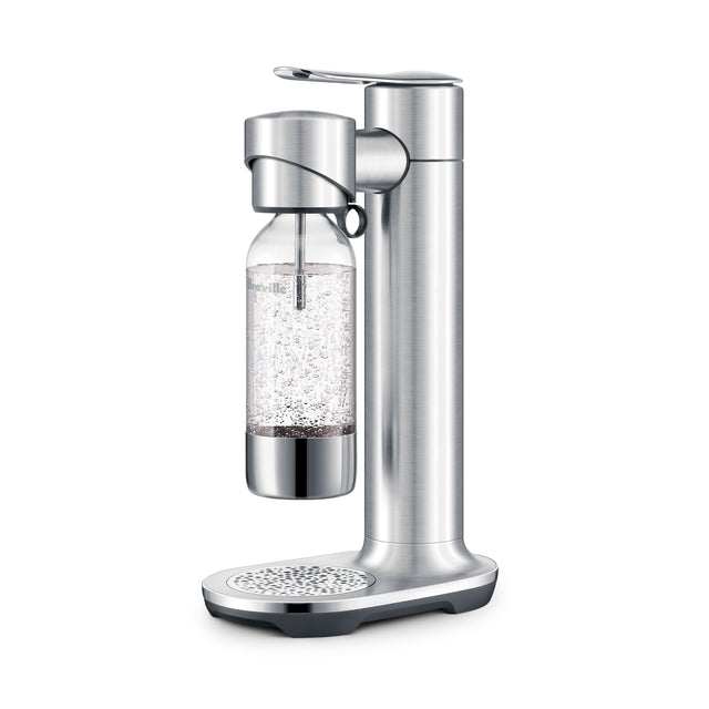 Front. Breville - the InFizz Aqua Bundle w/CO2 - Brushed Stainless.
