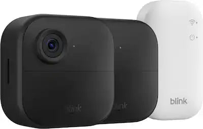 Blink - Outdoor 4 – Wireless smart security camera, two-year battery life, 1080p HD. Sync Module Core included – 2 Cameras