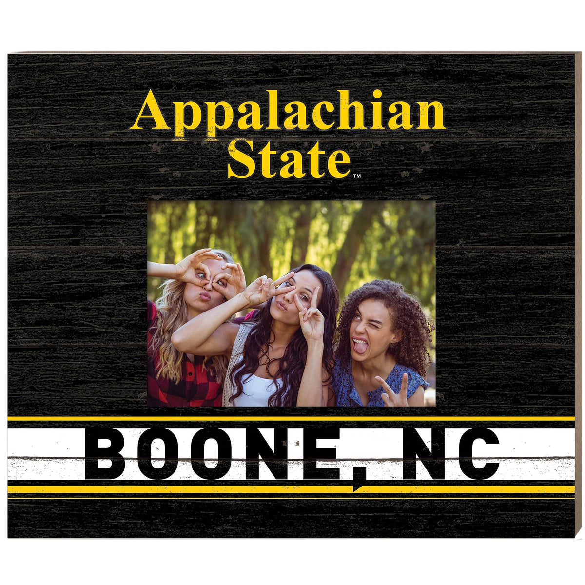 Jardine - Appalachian State Mountaineers 11'' x 13'' Team Spirit Scholastic Picture Frame - Black