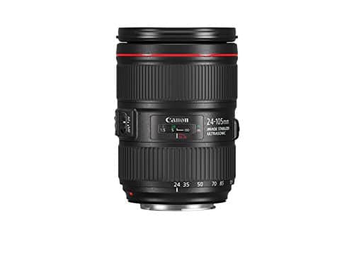 Canon - Zoom Lens EF 24-105mm F/4l Is USM Image Stabilizer Autofocus USA - White