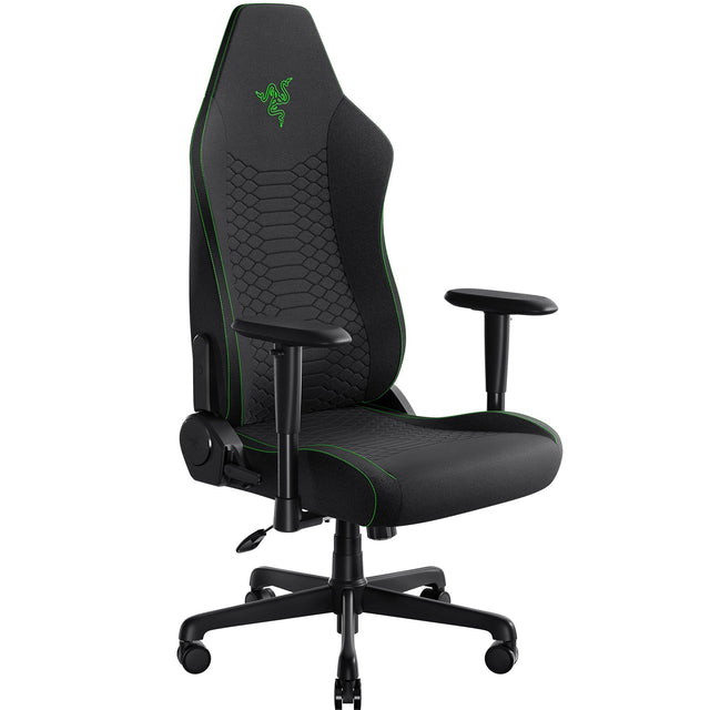 Front. Razer - Iskur V2 X Ergonomic Gaming Chair with Multi-Layered Upholstery - Black/Green.