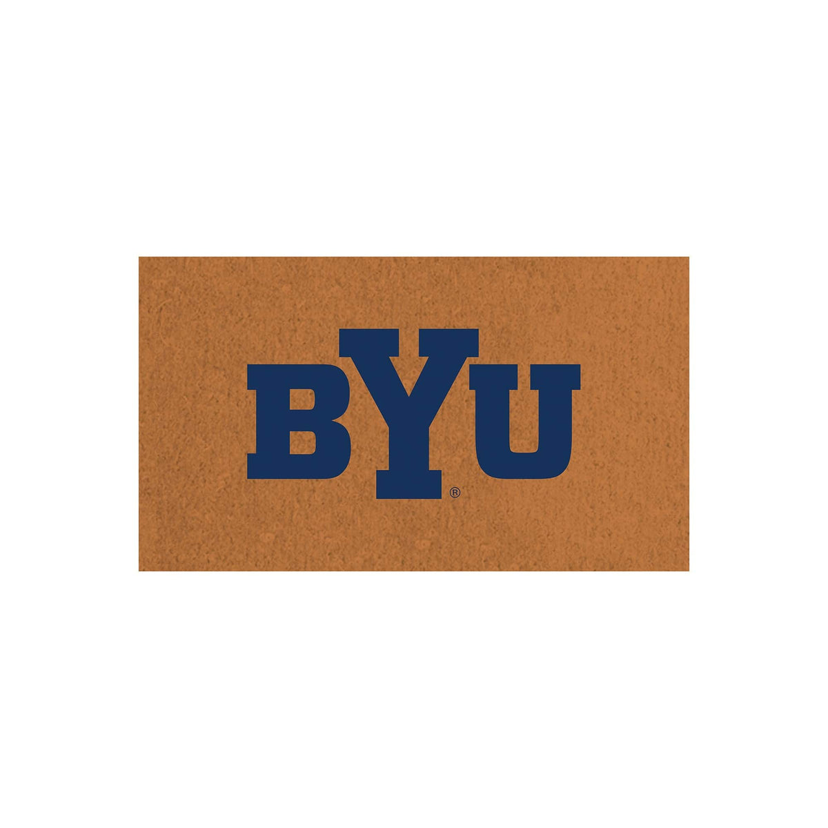 Evergreen Enterprises - BYU Cougars 28" x 16" Team Logo Outdoor Coir Mat - Multicolor