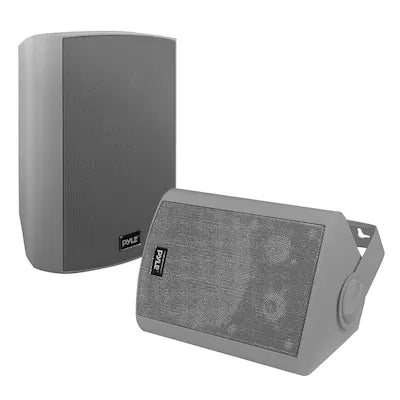 Pyle - 6.5" Wireless Bluetooth Wall Mount Speaker System for Indoor Outdoor Use