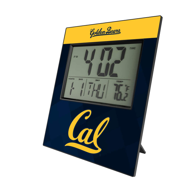 Golden Bears  
TIME PM 4:02  
MONTH DATE DAY TEMP  
1 1 7 THU 76.2 F  
Cal