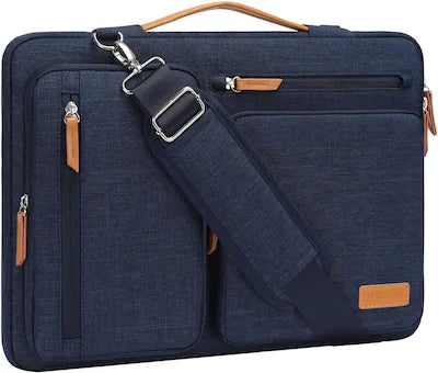 mosiso - 360 Protective Laptop Shoulder Bag 17-17.3 inch for MacBook, HP, Dell, Lenovo, Asus Notebook Messenger Bag