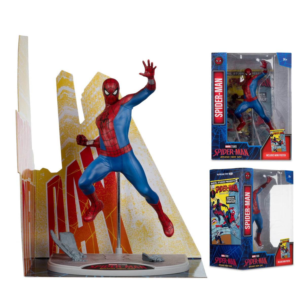 McFarlane Toys - Marvel Studios 9.6" Spider-Man (Spider-Man: Brand New Day) 1:6th Scale Collectible