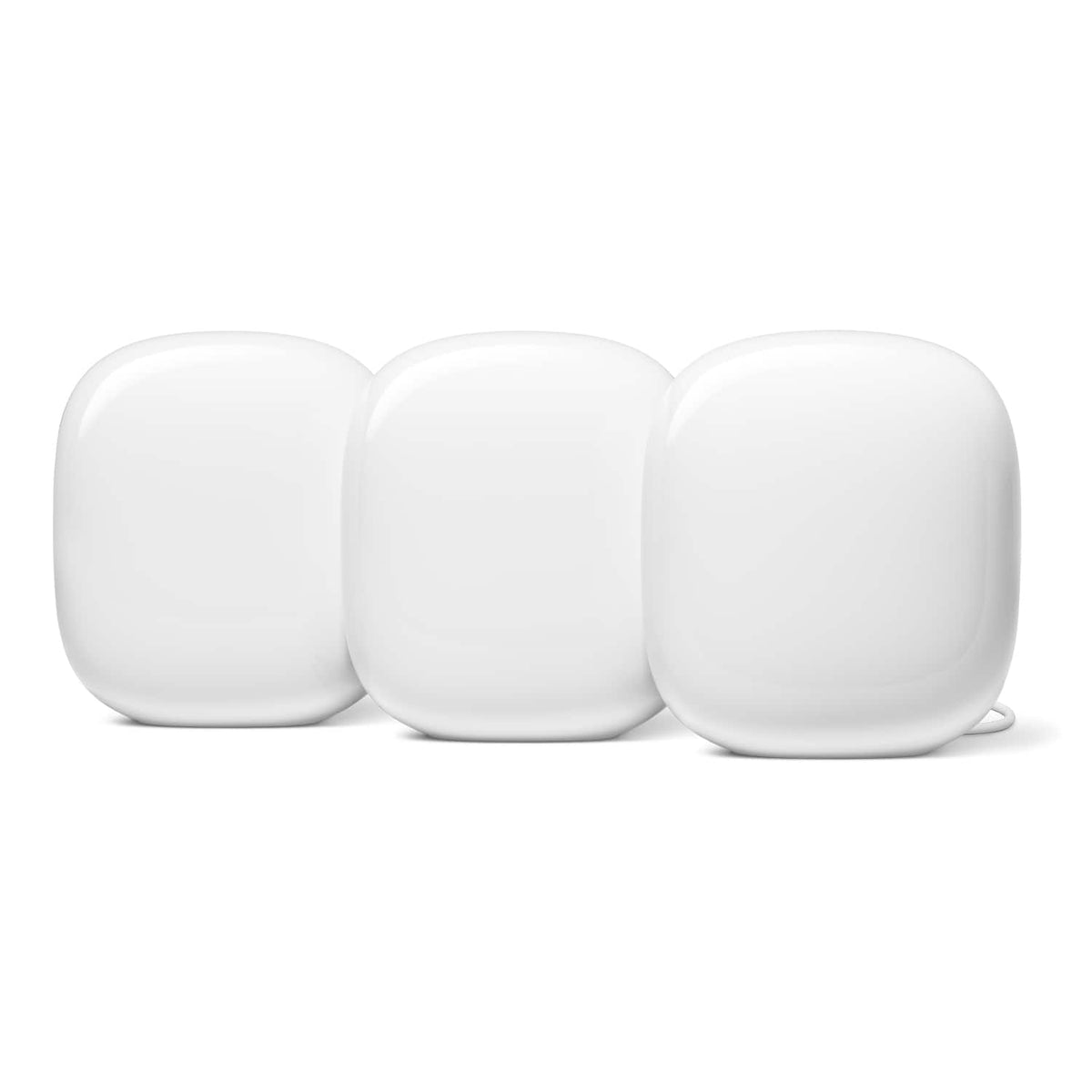 Google - Nest Wi-fi Pro 6e AXE5400 Mesh Router (3-pack) - Snow
