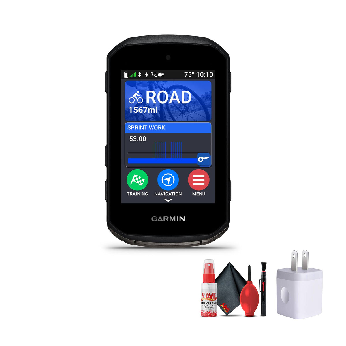 Garmin - Edge 850, Compact GPS Cycling Computer, Vivid Color Touchscreen Display, Bike-Specific Mapping, Advanced Training