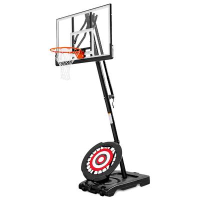 IE Sports - Portable Basketball Hoop, Adjustable Height, 54" Backboard & Rebounder