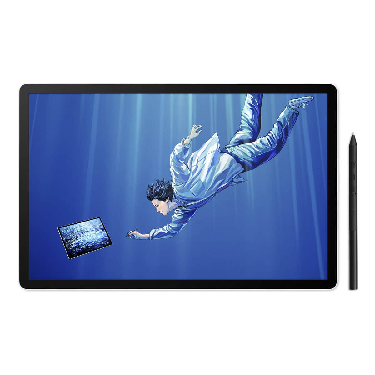 Wacom - MovinkPad Pro 14 14" OLED AIO Mobile Drawing Tablet - Light Gray