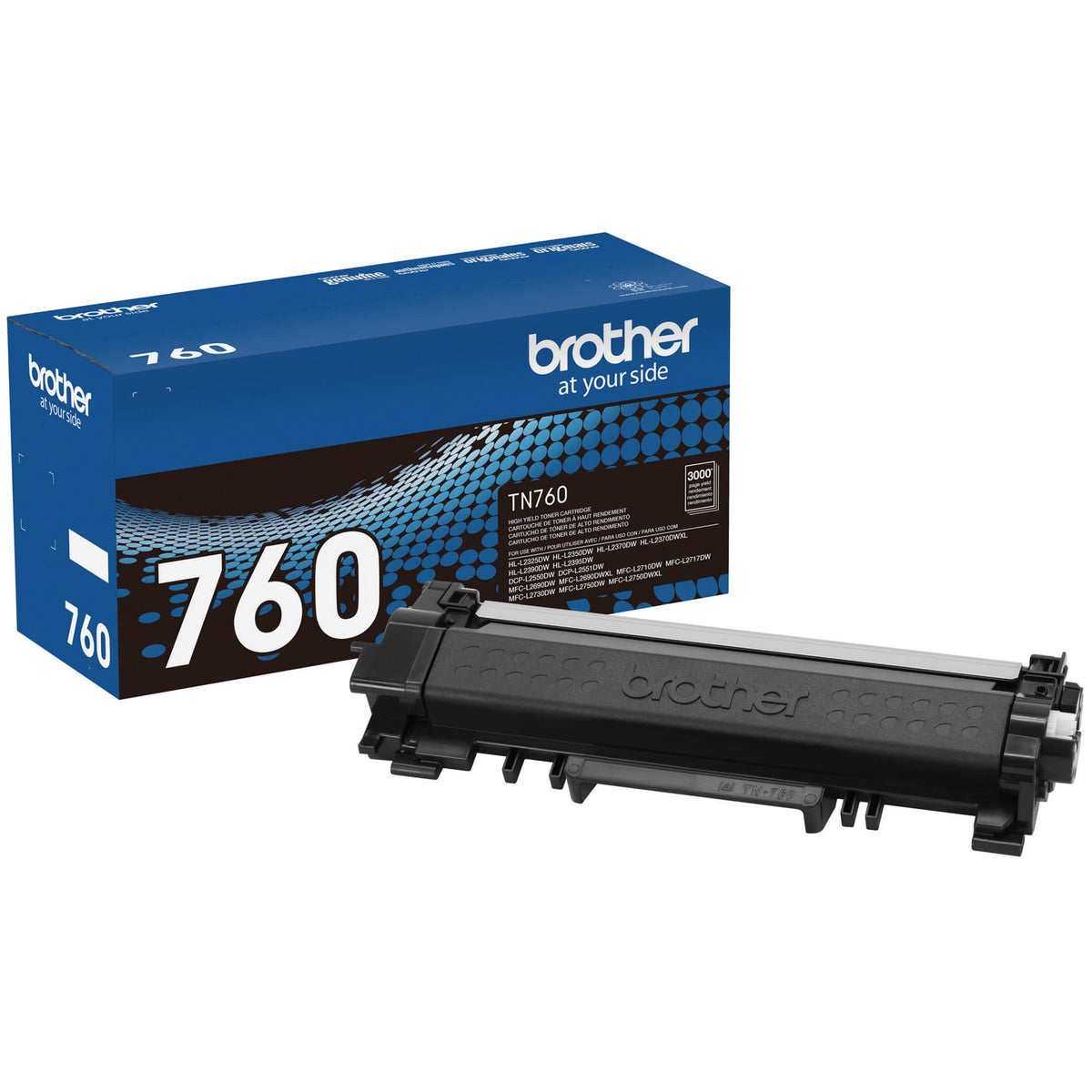 Brother - TN760 High-Yield Toner Cartridge - Black
