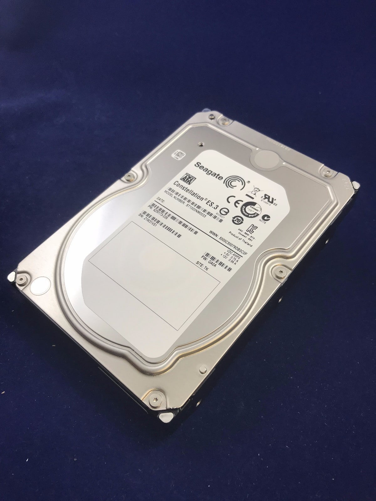 Seagate - 1TB 3.5" Hard Drive ST1000NM0033 Constellation Internal ES.3 7.2K