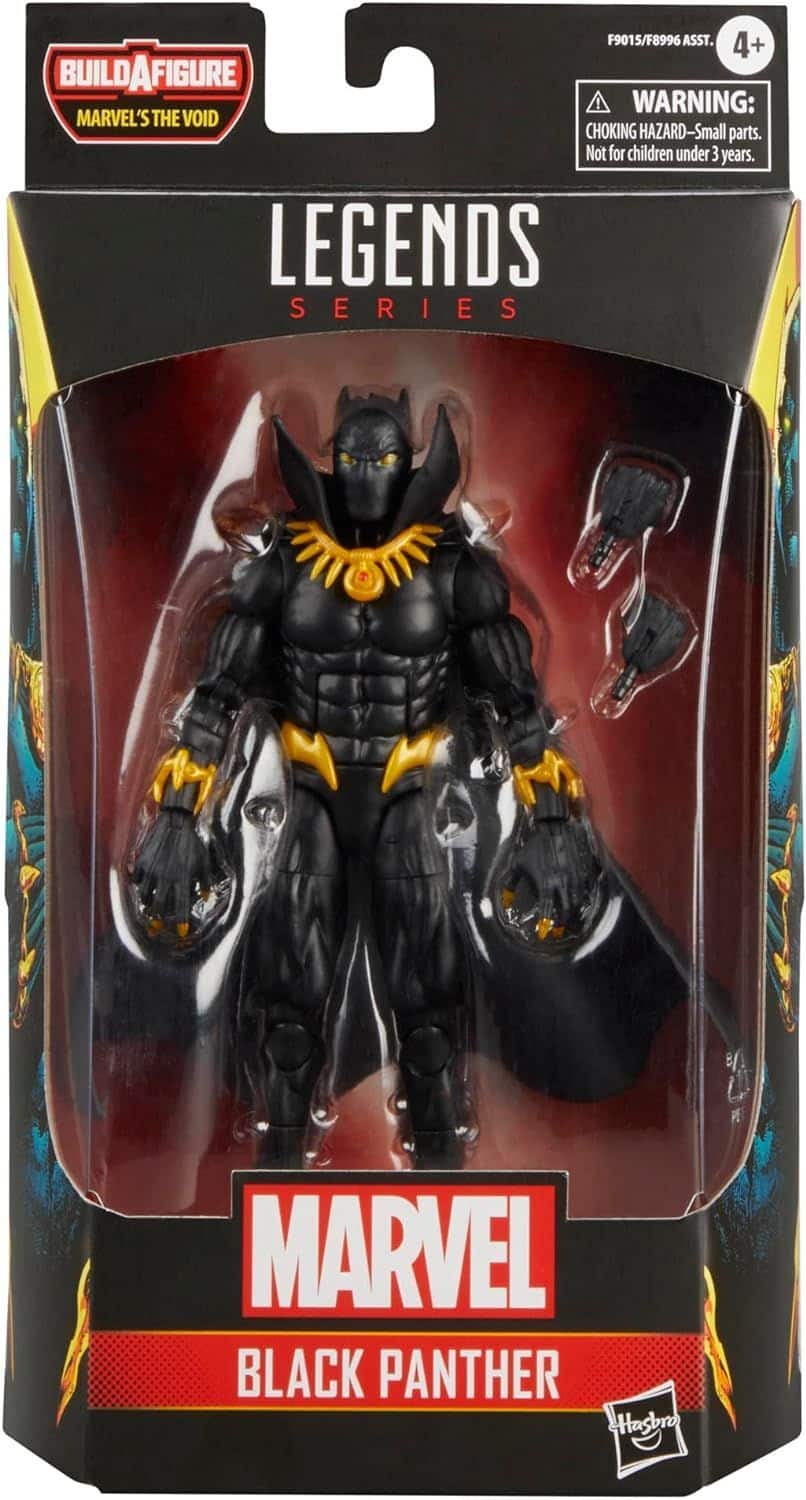 Marvel - Legends Series Black Panther with Gold, Comics Collectible 6-Inch Action