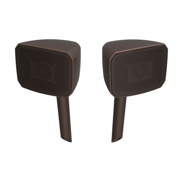 Angle. Klipsch - Klipsch Courtyard 2.0 Outdoor Speaker Expansion - Brown Matte.