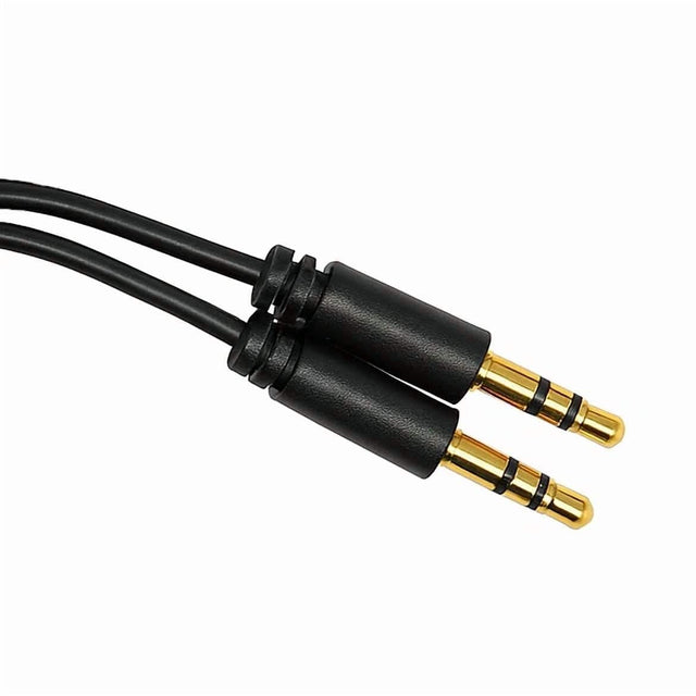 Front. Cables Direct Online - 3.5mm Aux Cable 3FT Male to Male Stereo Audio Cord for Car Home Stereo Headphones iPhone iPad Echo Speakers Universal - Black.