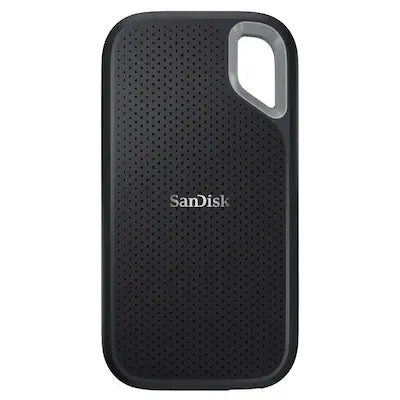 SANDISK - Extreme Go Portable SSD 2TB, USB-C, NVMe, Up to 1050MB/s, IP65 Water and Dust Resistance
