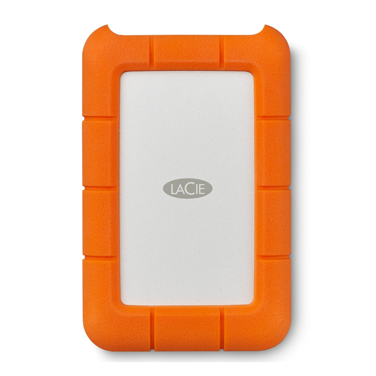 LaCie - Rugged 2TB External USB-C, USB 3.1 Gen 1 Portable Hard Drive - Orange/Silver
