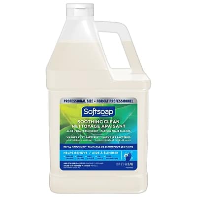 Softsoap - Liquid Hand Soap Refill, Aloe Vera Scent, 1 Gallon - White
