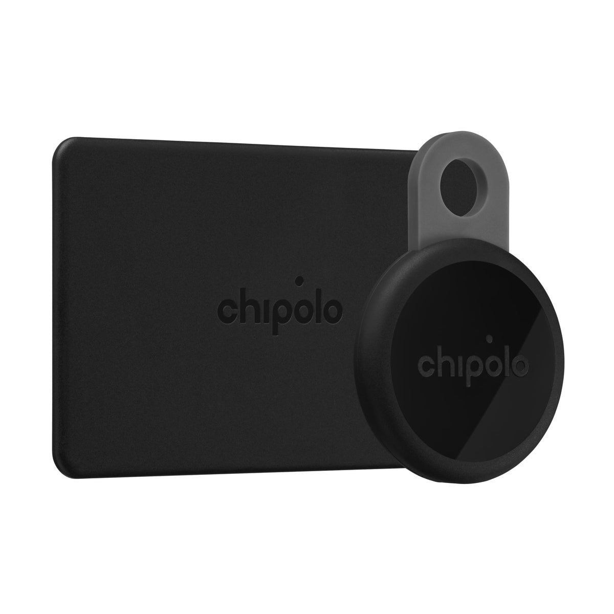 Chipolo - LOOP and CARD Device Tracker Bundle - Charcoal/Chalk