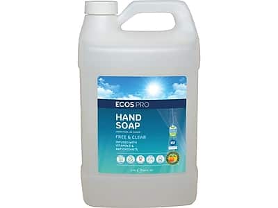 ECOS PRO  
HAND SOAP  
FREE & CLEAR  
INFUSED WITH VITAMIN E & ANTIOXIDANTS