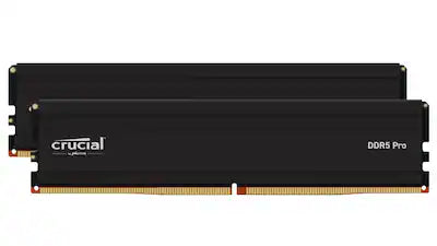 Crucial - Pro 32GB (2x16GB) DDR5 5600MHz C46 UDIMM Desktop Memory