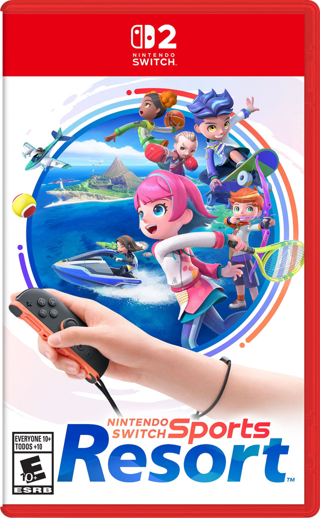 2 NINTENDO SWITCH. UO 1LO X Y B NINTENDO EVERYONE 10+ SWITCH Sports TODOS +10 10+ Resort TM ESRB