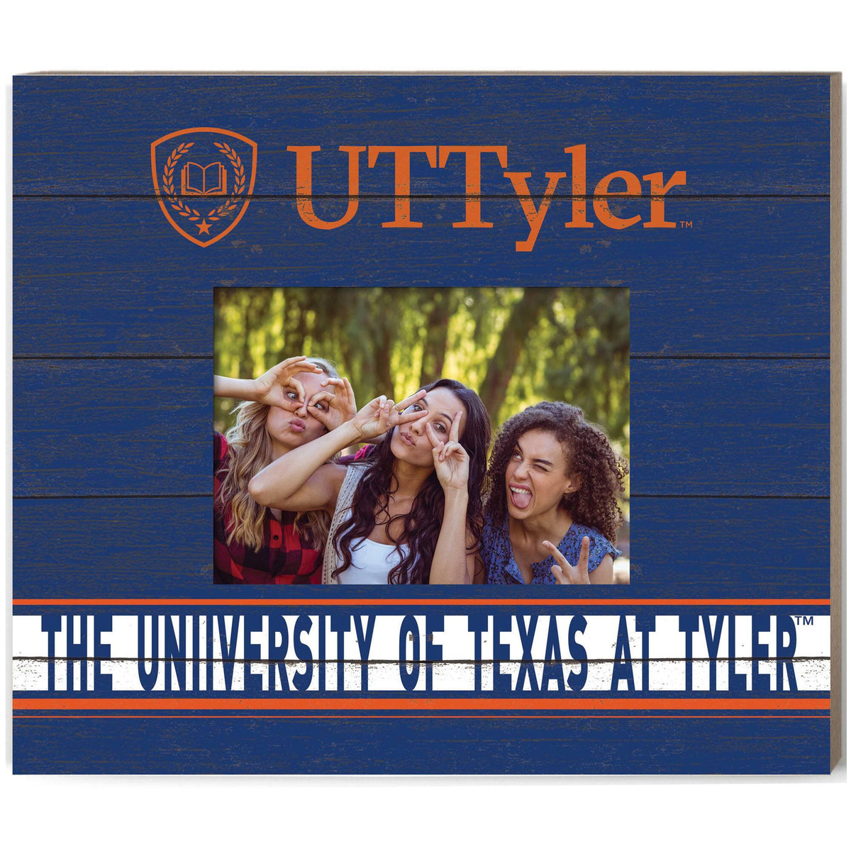 Jardine - Texas Tyler Patriots 11'' x 13'' Team Spirit Scholastic Picture Frame - Navy