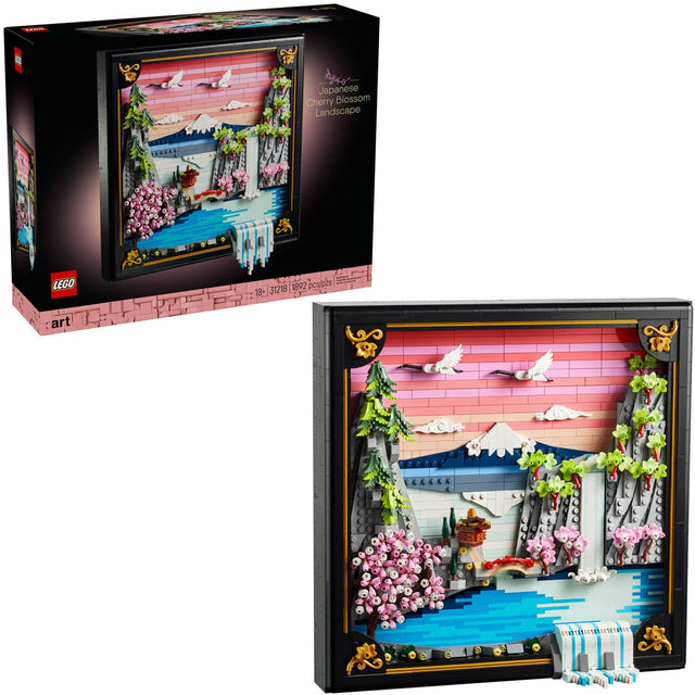 Japanese Cherry Blossom Landscape LEGO - 31218  
1892 pcs/pzs  
18+  
art