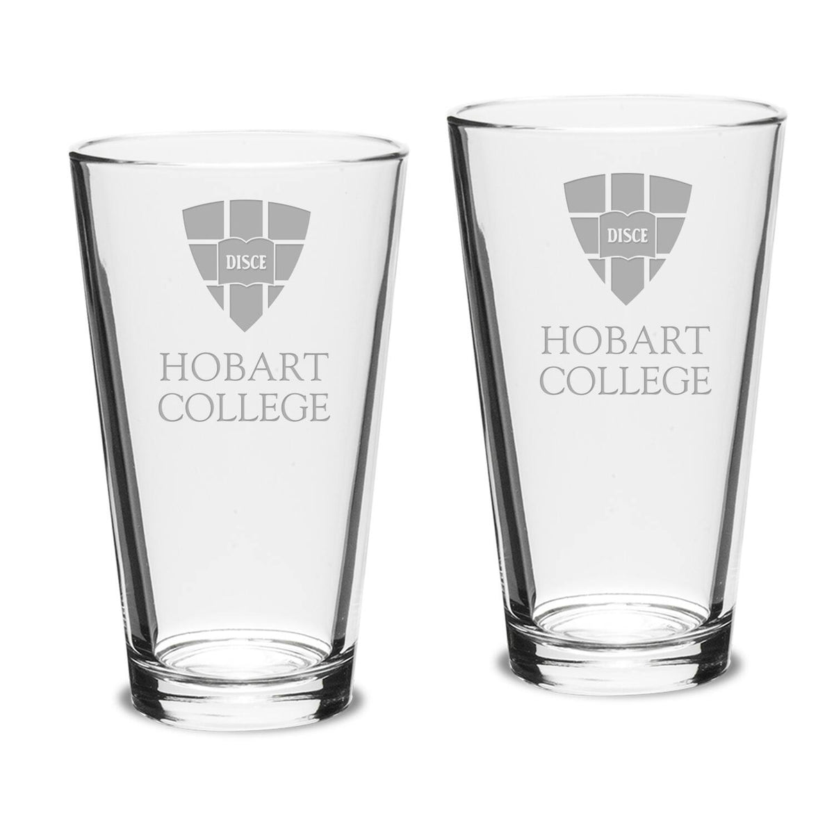 Jardine - Hobart & William Smith Colleges Team 16oz. 2-Piece Classic Pub Glass Set - Multicolor