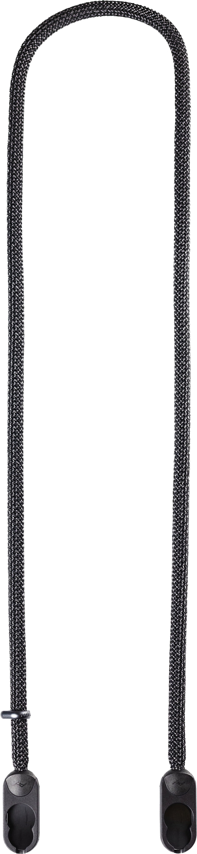 Front. Peak Design - Form Rope Camera Strap Standard Black - Black.