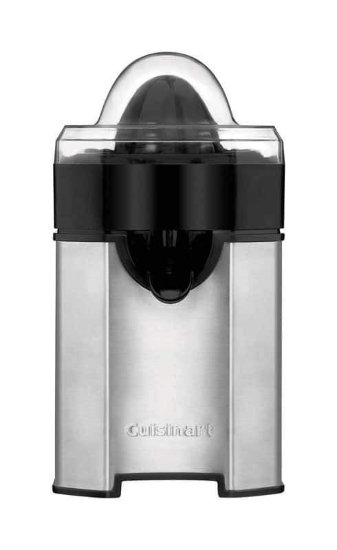 Front. Cuisinart - Cuisinart Black/Silver Stainless Steel 8 oz Citrus Juicer - Black|Silver.