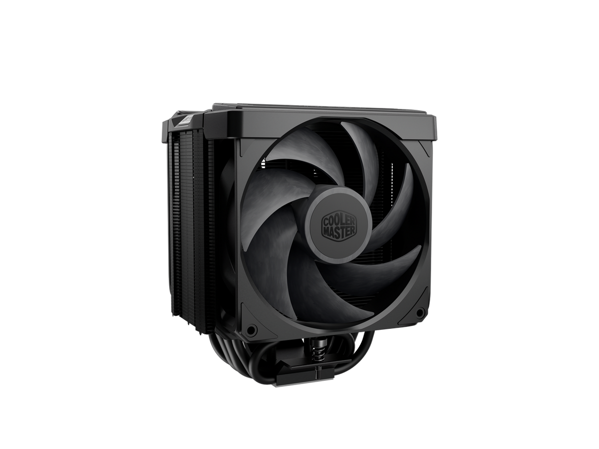 Cooler Master - V8 ACE 3DHP AMD CPU Air Cooler, 3D Heat Pipe, Dual 120mm PWM Fans, Quiet, AM5/AM4 - Black