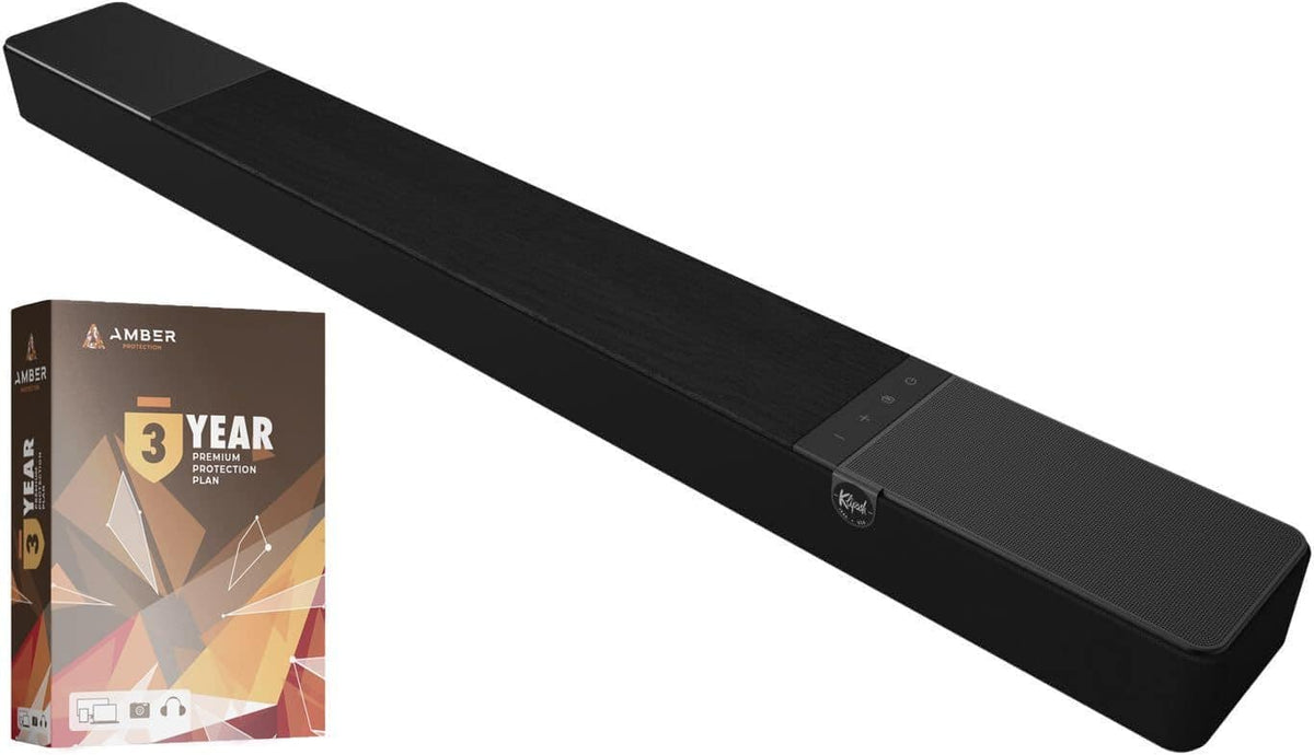 Klipsch - FLEXUS-200-SOUNDBAR 3.1.2 Sound System Soundbar with 3 Year Amber Protection Plan (2024) - Black