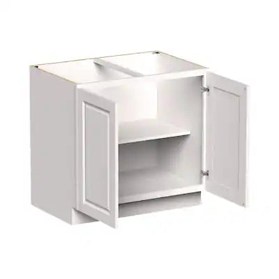 Boyel Living - 36-in W x 34.5-in H x 24-in D Shaker Full-Height Door Kitchen Base Cabinet with Soft-Close Hinges