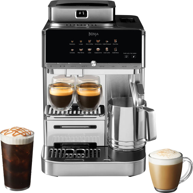 Ninja Espresso Lungo Drip Coffee Americano Cold-Brewed Over Ice Iced Latte Cold-Brew Iced Latte