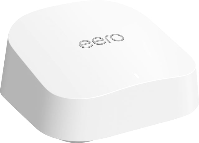 Front. eero - eero 7 Dual-band Mesh Wi-Fi 7 Router (1-pack) - White.