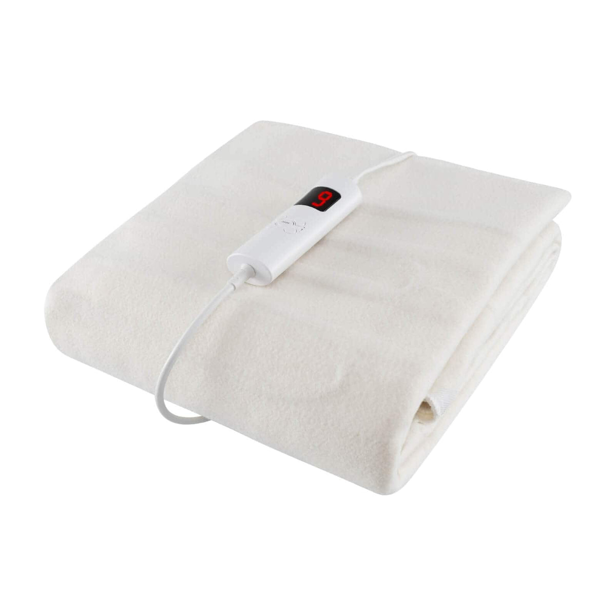 Costway - Electric Heated Mattress Pad Safe Twin 8 Temperature 10h Timer - White