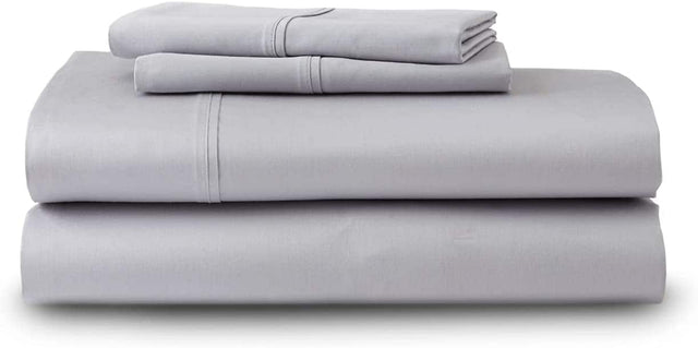 Front. GhostBed - Sheets Grey - King - Gray.