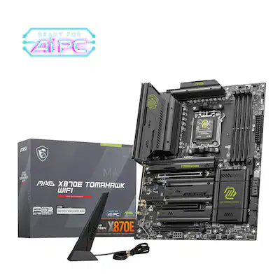 MSI - MAG X870E TOMAHAWK WIFI (Socket AM5) AMD X870 ATX DDR5 Wi-Fi 7 Motherboard