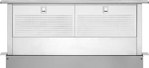 Whirlpool - 36 inches - Externally Vented & Recirculating - Telescopic Downdraft Range Hood - Stainless Steel