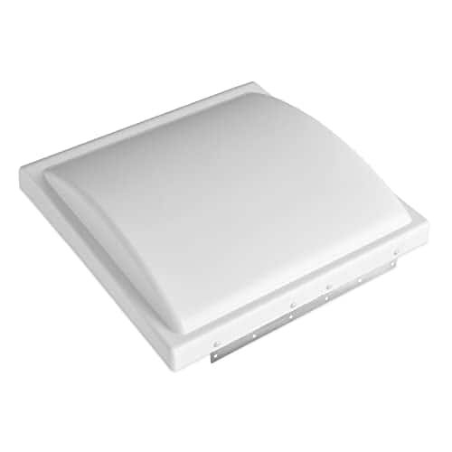 Front. Hike Crew - 14 Inch RV Fan Replacement Lid - White.