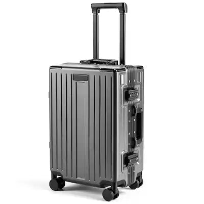 Sugift - 20 Inch Carry-On Luggage with Aluminum Frame Hardshell 38L Capacity and TSA Lock Spinner Wheels