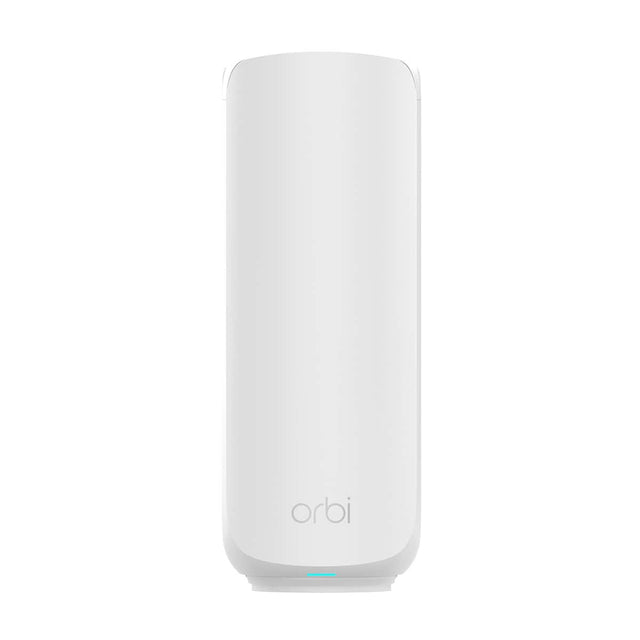 Front. NETGEAR - NETGEAR Orbi 370 Series WiFi 7 Mesh System, 5 Gbps, Add-on Satellite - White.
