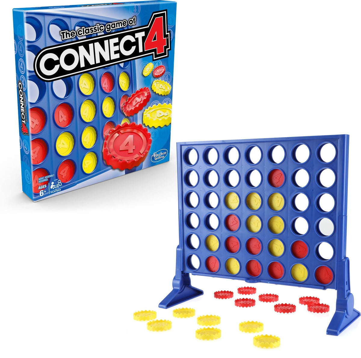 Hasbro - Connect 4 - Classic Game - COLLECTIBLES - Multicolor